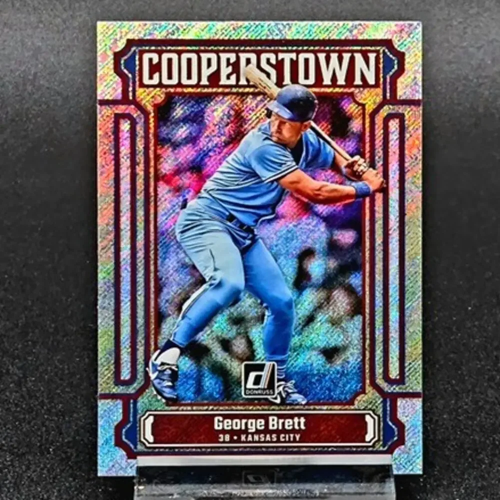 George Brett Mr. 3000 Cooperstown Rapture Pink Ice Prizm Kansas City Royals Star